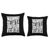litter waste trash cleaning clean littering Litter Picking Throw Pillow