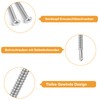 VIGRUE Pack of 230 Self-Tapping Screws, M4.2 Tapping Screws Self-Tapping