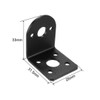 sourcing map L-Shape Mounting Bracket Gear Reduction Motor Holder for