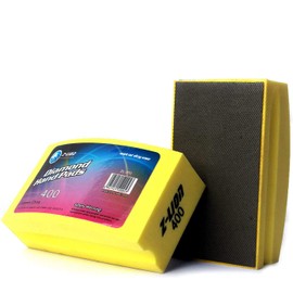 Z-lion Electroplated Diamond Polishing Hand Pads Grit 400 Arc Shape Back for Glass Stone Granite Marble