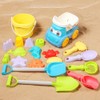Lotvic Beach Toy Set, 19 Pcs Sand Toys, Bucket and