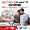 ThermoPro Hygrometer Thermometer for House TP350, Bluetooth Room Indoor