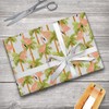 GRAPHICS & MORE Flamingos and Palm Trees Gift Wrap Wrapping
