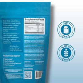 The 'Pause Life Fiber GDX, Gluten Free Chia Seed & Quinoa Blend, Monk Fruit Sweetened, Natural Plant Based Dietary Fiber, Energy and Digestive Support, Unflavored, 1 Pack, 10.5 OZ