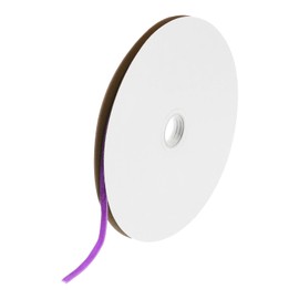 sourcing map Velvet Ribbon 1/4 Inch x 25 Yard Single Face Spool Silky Velvet Fabric for Bouquets DIY Crafts Gift Wrapping Wedding Party Bright Purple