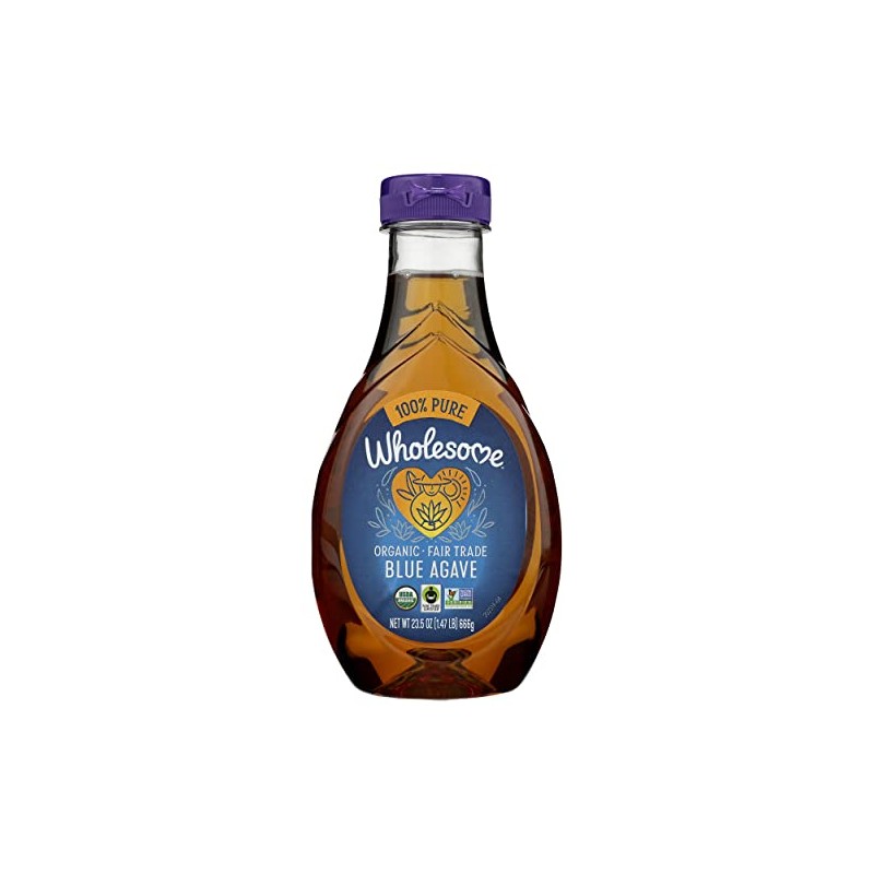 Wholesome Sweeteners, Blue Agave, Light, Organic, 23.5 oz