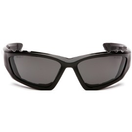 Pyramex Safety Accurist Safety Glasses, Black, Gray Anti-Fog Lens