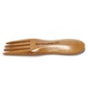 BambooMN Solid Bamboo Stubby Spork 4" - All Natural Reusable