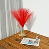 ONLY ART Red Silk Pampas Grass 20 Stems, 17.7" Faux