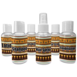 African Masks Travel Bottles