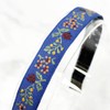 Burnaby Blue Ethnic Flower Pattern Hairband / 버나비 블루 에스닉