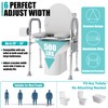 Raised Toilet Seat with Handles – Toilet Riser for Seniors