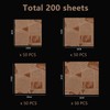 200PCS Food Grade Wrap Paper, BetterJonny 4 Sizes Newsprint Deli