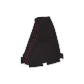 The Tuning-Shop Ltd Gear Stick Gaiter Compatible with Honda Civic Type R EP3 Suede Red Stitching