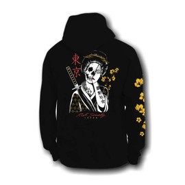 Riot Society Geisha Shame 2.0 Mens Hoodie, Perfect Sweater for the Champion to Wear Into the AM - Black, Large