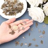 PandaHall 184 Pieces 23 Styles Leaf Charms Pendants, Tibetan Tree