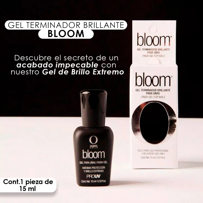 Bloom Gel Terminado Brillo Extremo Uñas By Organic Nails