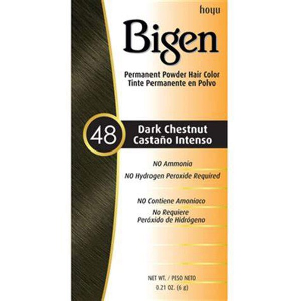 Bigen Tinte Polvo, Castaño Intenso, 6g