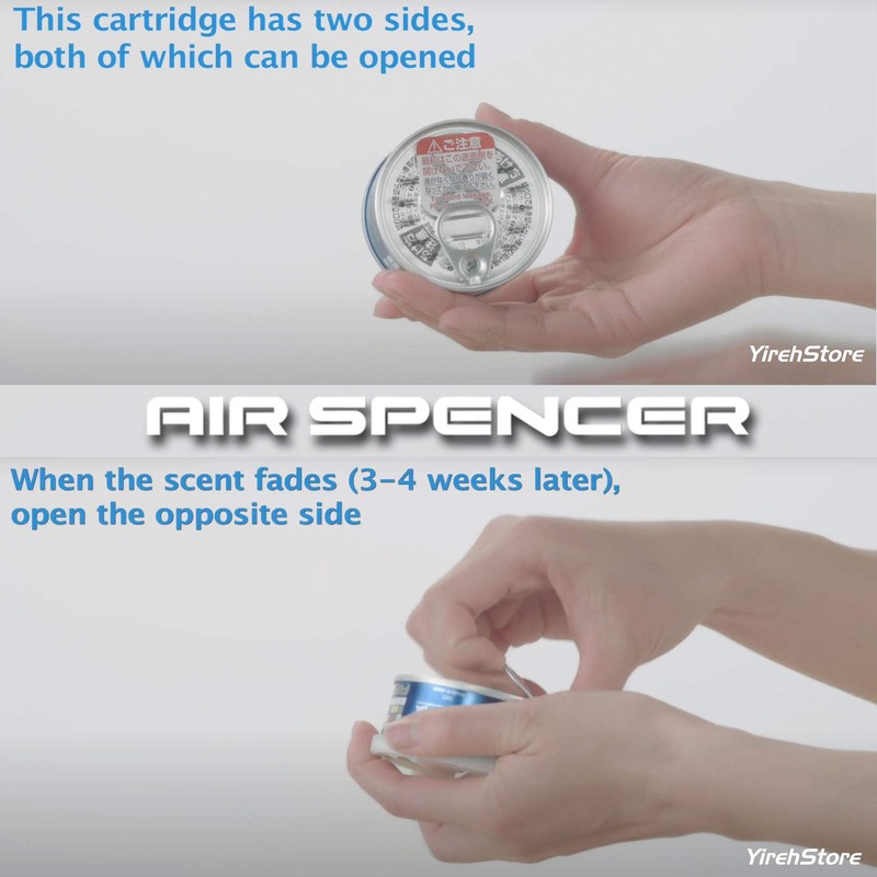 Air Spencer, comme cartouche, 10 pièces, squash, A9–10