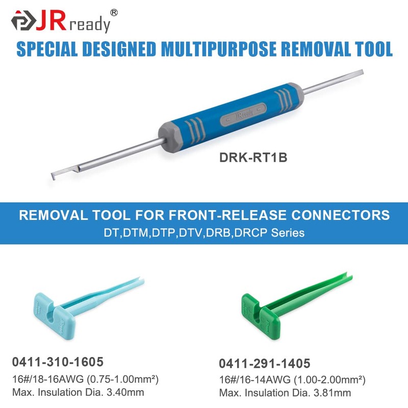 JRready Deutsch Crimp Tool ACT-LY-16DT with 2 3 4 6