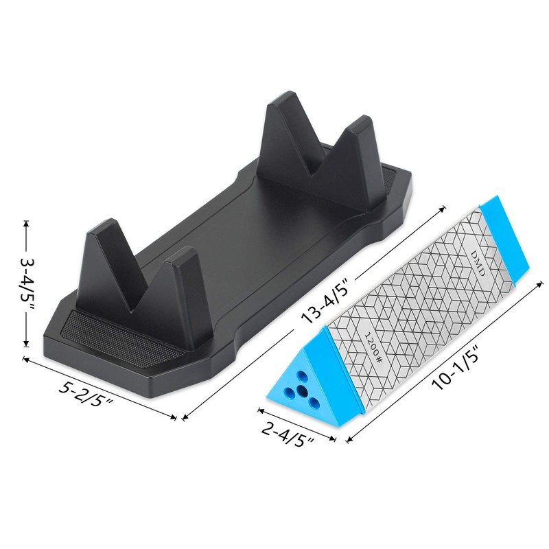 DMD Diamond Whetstone Knife Sharpener, 3-Sided Grit Coarse 150 |