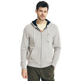 Nautica Mens Classic Fleece-outerwear-jackets, Smoke-grey Heather, X-Large US