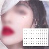 Beauty Mark Tattoo Stickers for Face Makeup 1 Piece 7ea
