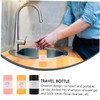 WOONEKY 3pcs Travel Bottle Set Portable Lotion Containers for Toiletries
