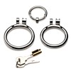 XR Brands Love Rings-AH059 Silver One Size