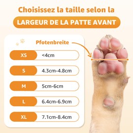 PICK FOR LIFE 2 Pairs Non-Slip Dog Socks, Soft Socks for Dog Paw Protection with Adjustable Velcro for Indoor Use