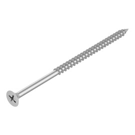 SECCARO Chipboard Screw 5 x 120 mm V2A VA A2 Stainless Steel Partially Threaded Wood Screw Phillips / PZ (Pack of 75)