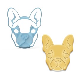 3DREAMS Cookie Cutter Frenchy Dog Cookie Cutter French Bulldog Cookie Cutter Christmas Easter Gift
