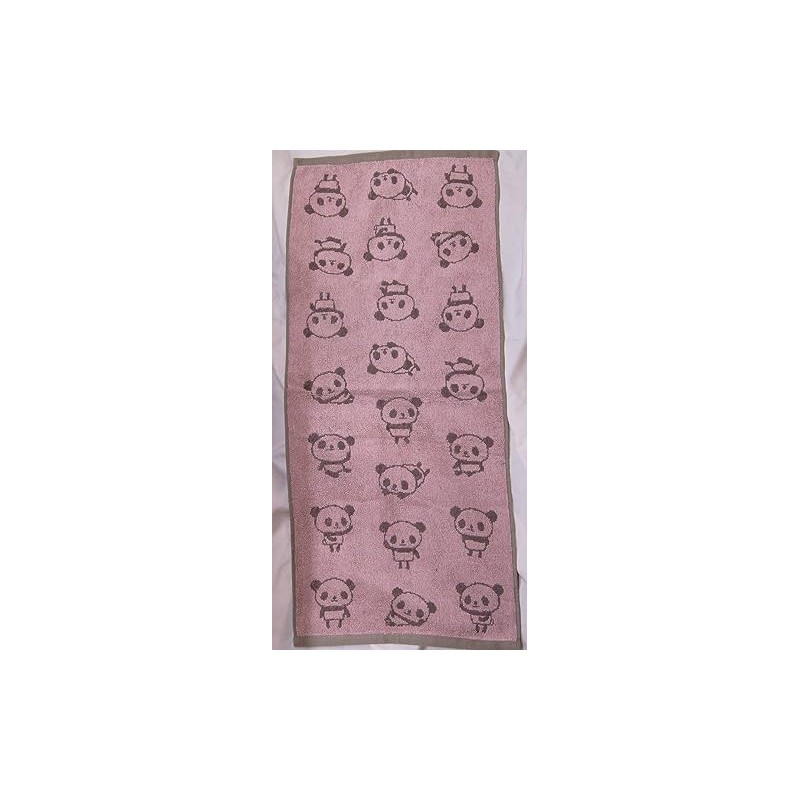 Panda Jacquard Face Towel [TL-F75-2B] Pink