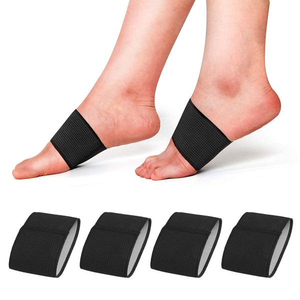 Arch Support, RooRuns Compression Plantar Fasciitis Support Foot Pain Relief for Women Men, Orthotics Foot Wrap for Flat Feet, Fallen Arches, High Arch