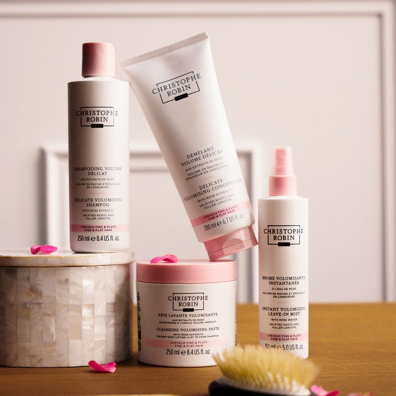 Christophe Robin Delicate Volumizing Shampoo With Rose Extracts 500ml