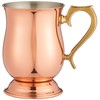 新光金属 ジョッキ 素銅 小(容量:340ml) 純銅ジョッキー S-2505S