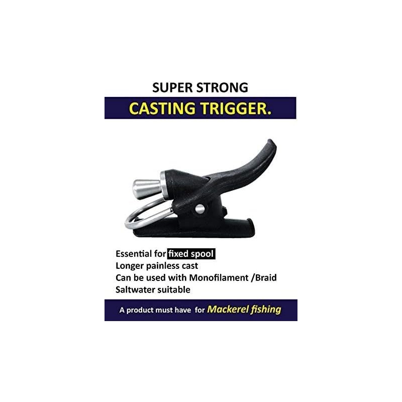 Sea Fishing Casting Trigger, Cannon Clip, Thumb Button, Fixed Spool