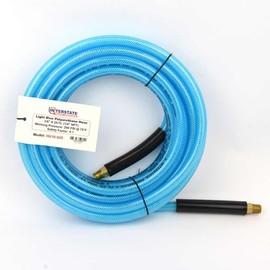 Interstate Pneumatics HU16-025 Light Blue Polyurethane (PU) Air Hose 3/8 Inch x 25 feet 200 PSI