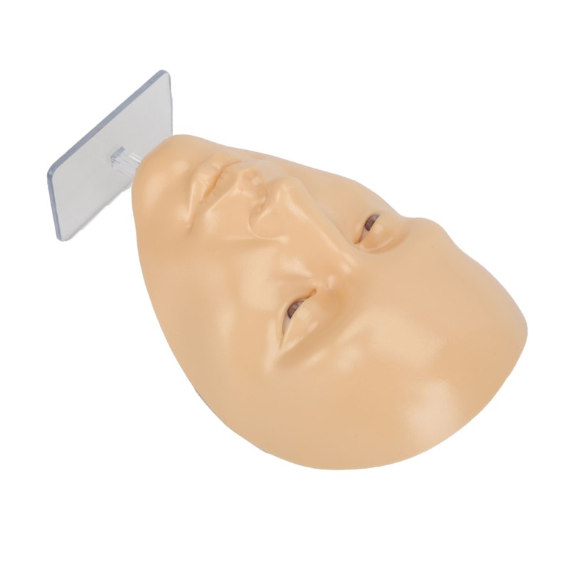 5D Silicone Makeup Practice Face Teaching Face Eye Cosmetic Mannequin