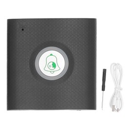 Wireless Voice Intercom Doorbell Outdoor Unit Secure Calls Anti Interference Duplex Voice Doorbell Black