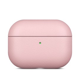 Haobobro [Lambskin Series] AirPods Pro 2. Generation Hülle 2022 - AirPods Pro 2 Leder Case - AirPods Pro 2 Leather Case - AirPods Pro 2 Ledercase - AirPods Pro 2 Lederhülle Schutzhülle - Rosa