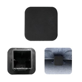 Ziciner Car Trailer Hitch Cover, 2 Inch Hitch Cover Tube Plug Insert, Rubber Receiver Tube Plug Towing Hitch Covers, Auto Exterior Universal Accessories Fits 2 Inch Receivers (Black)