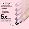SXC Uñas Postizas Con Punta Francesa Cosmetics X-Pro Tips –