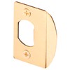 Prime-Line E 2307 Brass Standard Door Lock Residential Strike Plate
