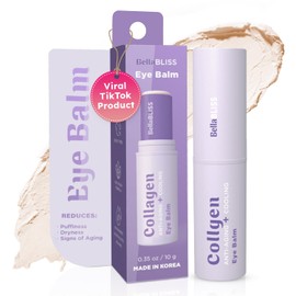 Bella Bliss Bálsamo En Barra Para El Contorno De Ojos Bellabliss Con Colágeno Para Ojeras, Bolsas Y Arrugas – Crema Refrescante Con Colágeno, Fórmula Antiedad E Hidratante – Hecho En Corea – 10 G / 0.