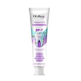 Probiotic & Hydroxyapatite Enamel Strengthening Toothpaste，Dual-Action Whitening Formula，Oral Odor Neutralization，Tartar & Stain Removal，Teeth Care + Enamel Repair Technology，Alcohol-Free Cleaning - Specification: 1PCS
