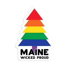 RetroPlanet Maine Wicked Proud Die Cut Vinyl Sticker