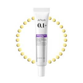 Anua Retinol 0.1 Caffeine Revitalizing Eye Cream, Lightweight Formula for Dark Circles & Puffiness, Hydrating for Sensitive Skin, Korean Skincare,1.05 fl oz