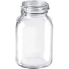 Bormioli Rocco Fido Glass Square Jar, 3 Liter