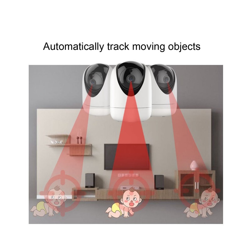 Security Baby Pet Camera AI Motion Detection Alarm Infrared Night